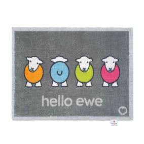 Hello Ewe Herdy Hug Rug 