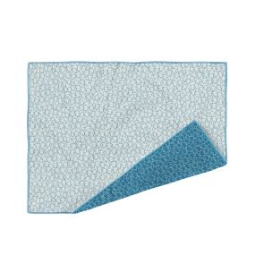 Flock Recycled Cotton Throw - Small - Blue