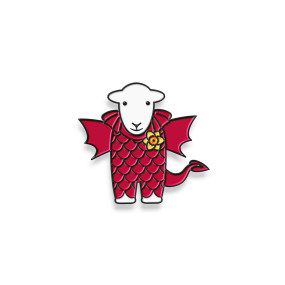 Welsh Herdy Pin Badge