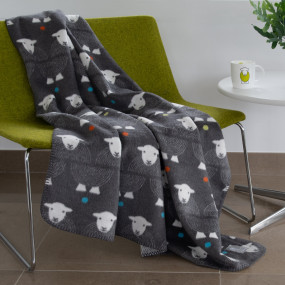Wave Blanket Dark Grey