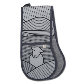 Line Oven Glove - Dark Grey