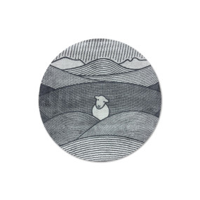 Line Herdy Rug - Circular 