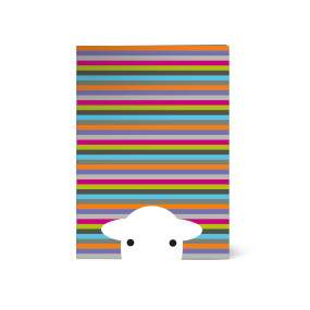 Peep Stripe A5 Notebook