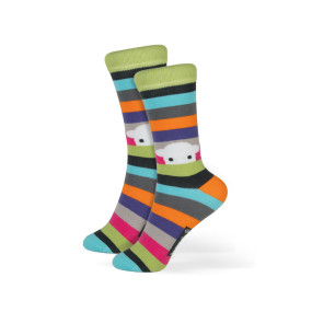 Peep Stripe Socks