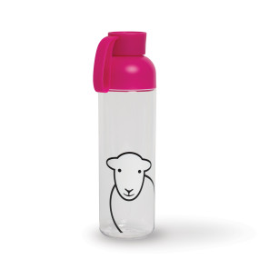 Hello Water Bottle Pink