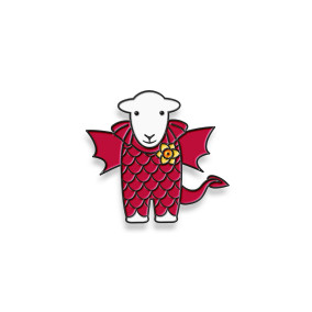 Welsh Herdy Pin Badge
