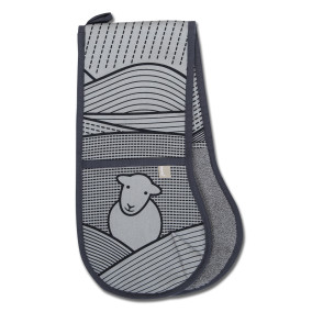 Line Oven Glove - Dark Grey
