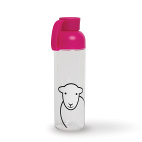 Hello Water Bottle Pink