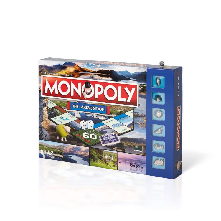Monopoly The Lakes EditionRegional Fun Family Classic Board Game 