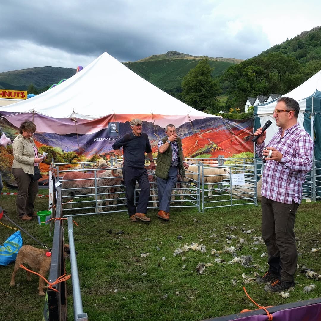 Herdy co-founder, Spencer Hannah, explaining Herdy and the creation of the Herdwick Brand Mark