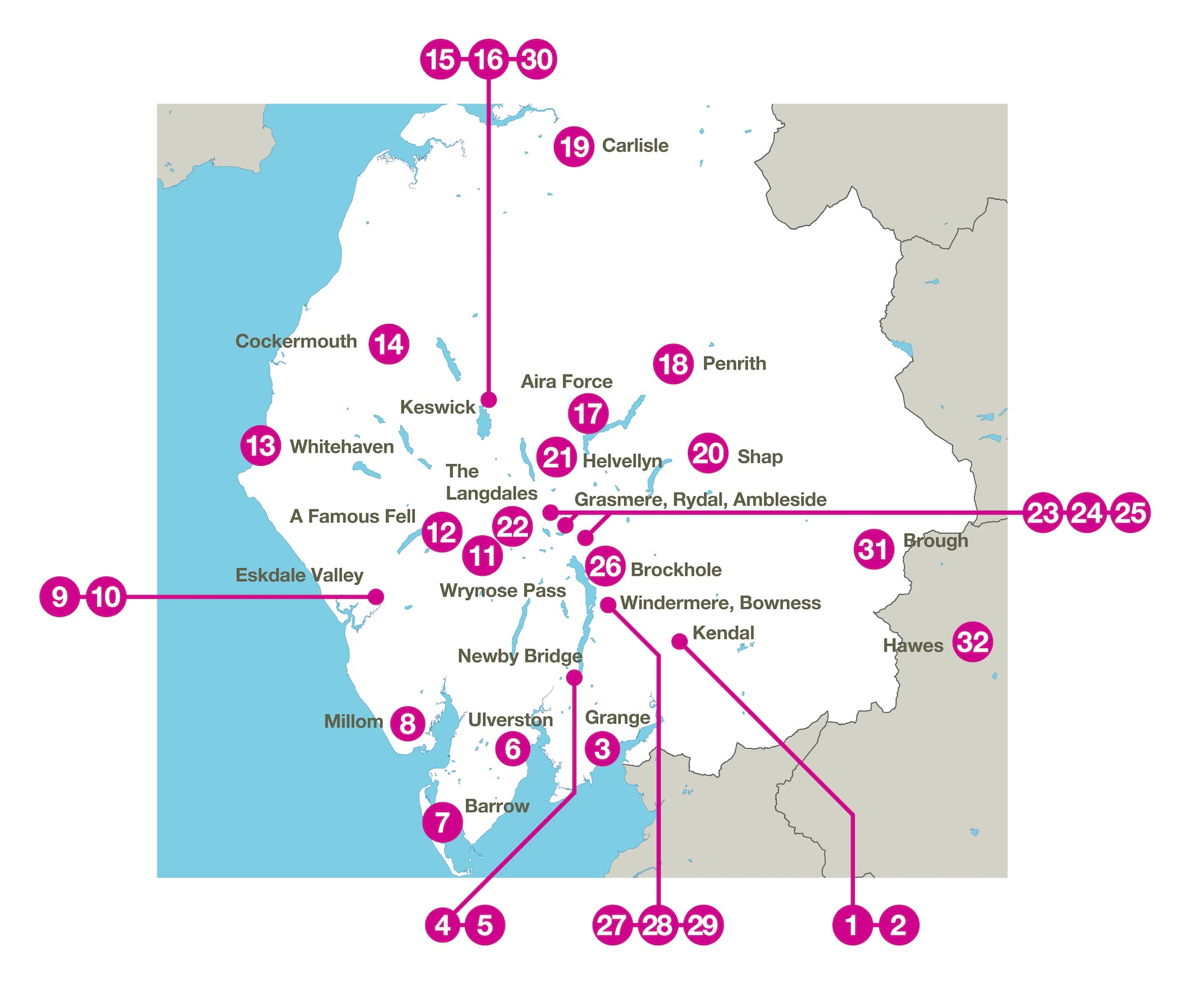 Reference this map and our clues to find the Herdys for Random Acts of Kindness Day