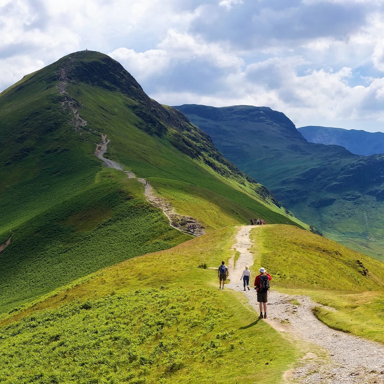 "Catbells Northern Ascent, Lake District" by David Iliff, licensed CC BY-SA 3.0