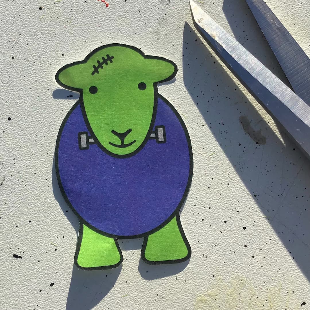 Herdy Rock Painting