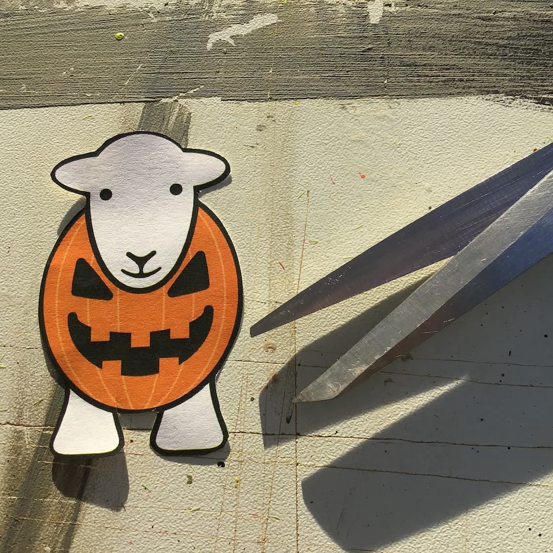 Herdy Rock Painting