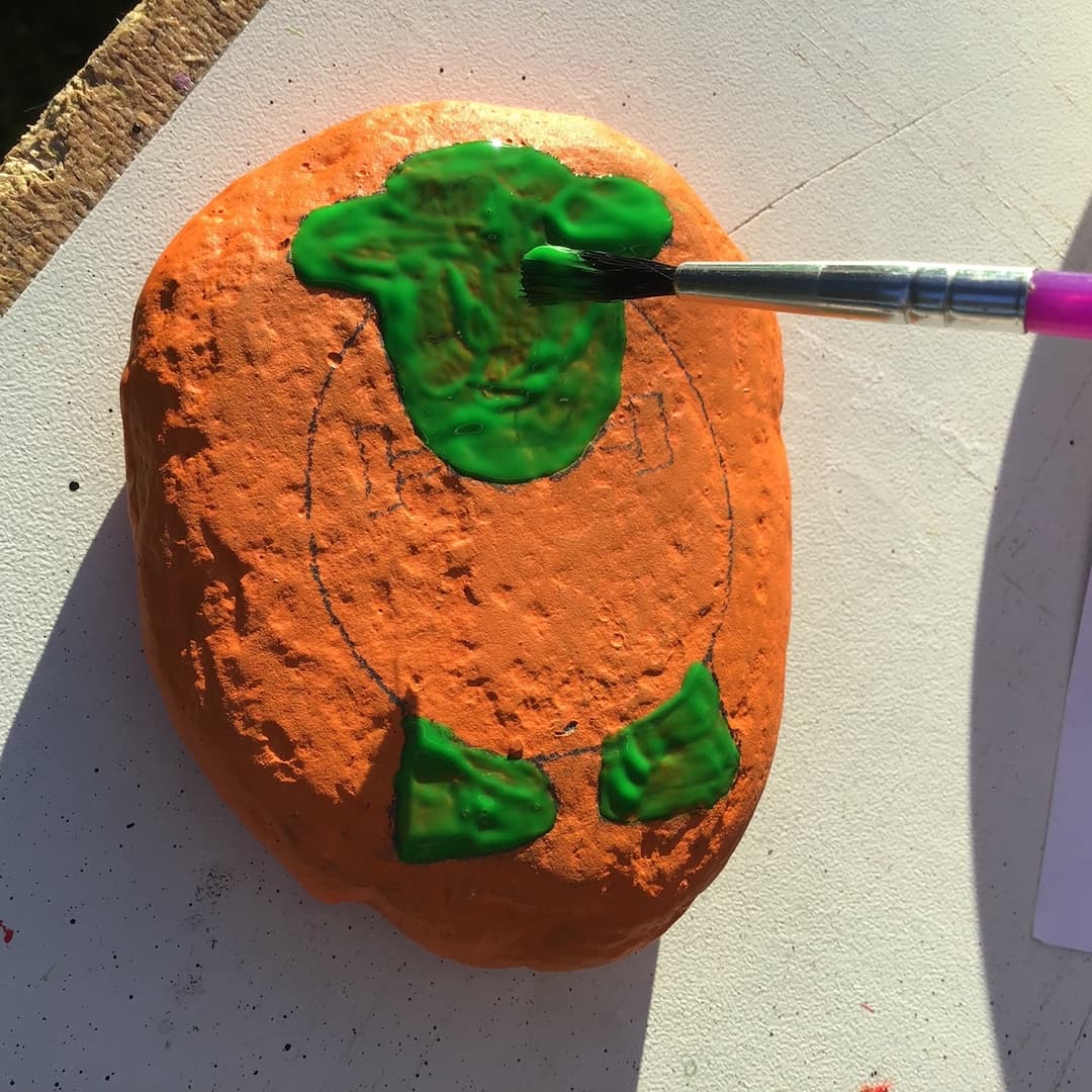 Herdy Rock Painting