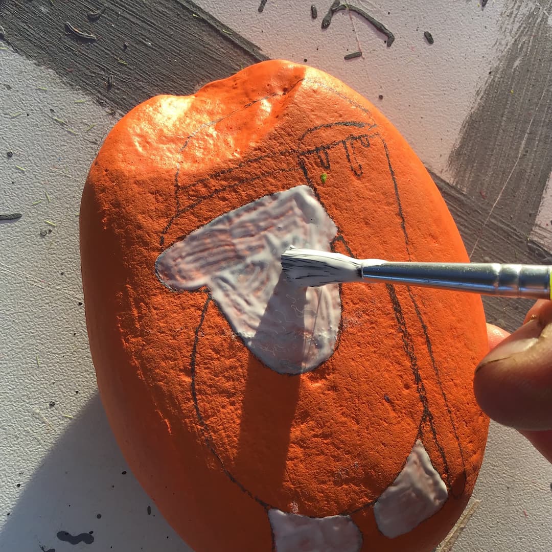 Herdy Rock Painting