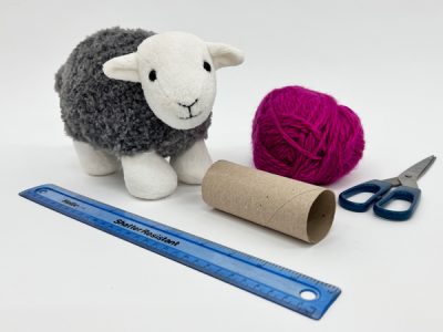 How to make: Little Herdy soft toy in a wool hat