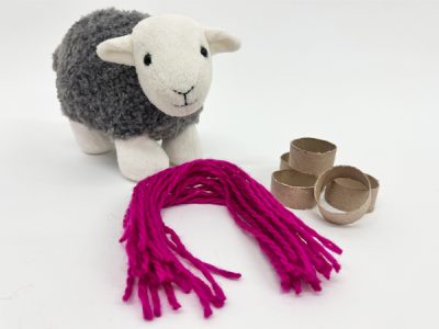 How to make: Little Herdy soft toy in a wool hat