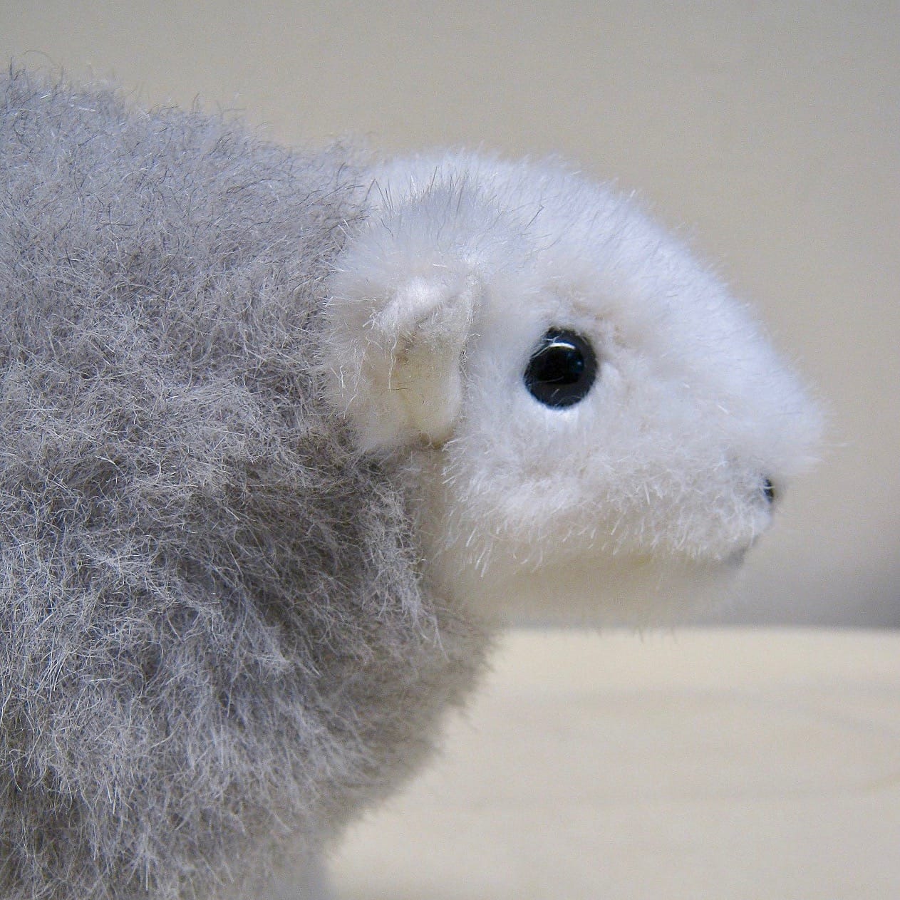 Closer view of the face of the first My Herdy prototype