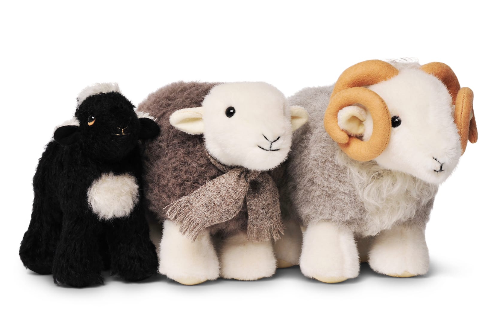 The original three My Herdys: original My Herdy, My Herdy Lamb, and My Herdy Tup