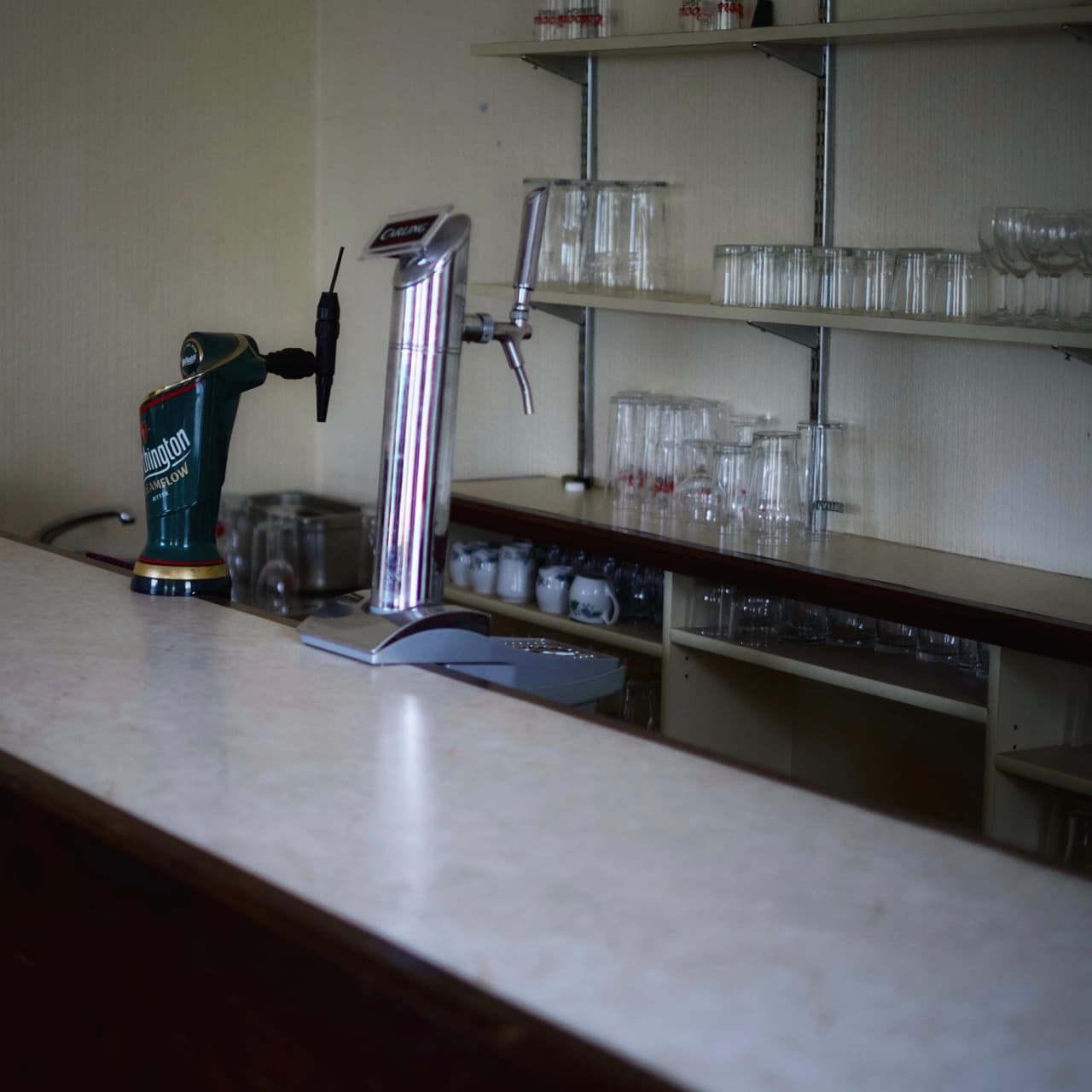 The bar area of the Borrowdale Institute