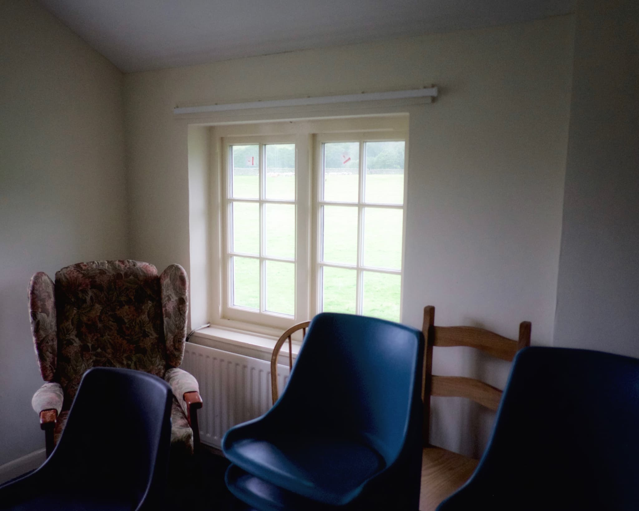 The meeting room of the Borrowdale Institute, commonly used by the Herdwick farmers