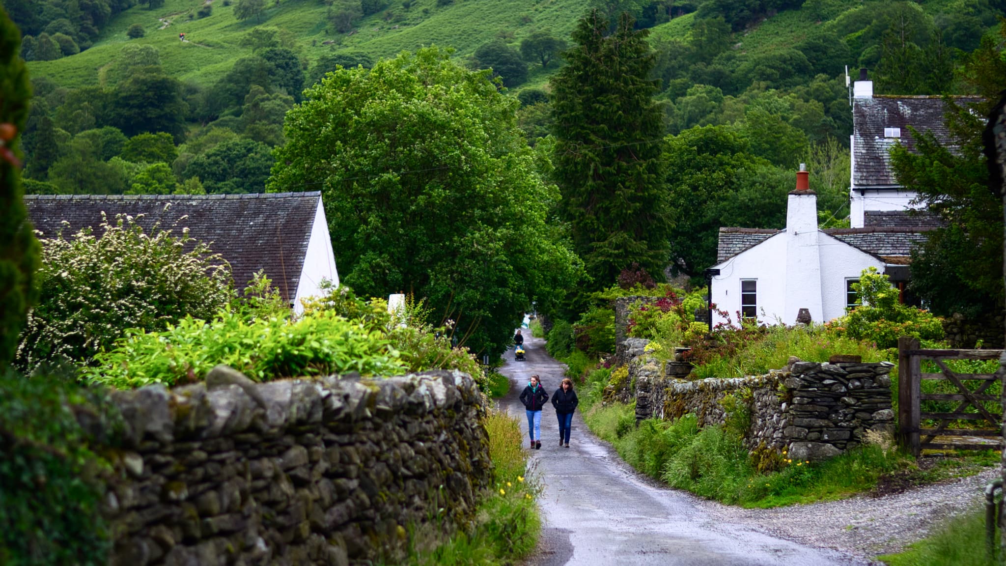 Rosthwaite village, the location of the Borrowdale Institute