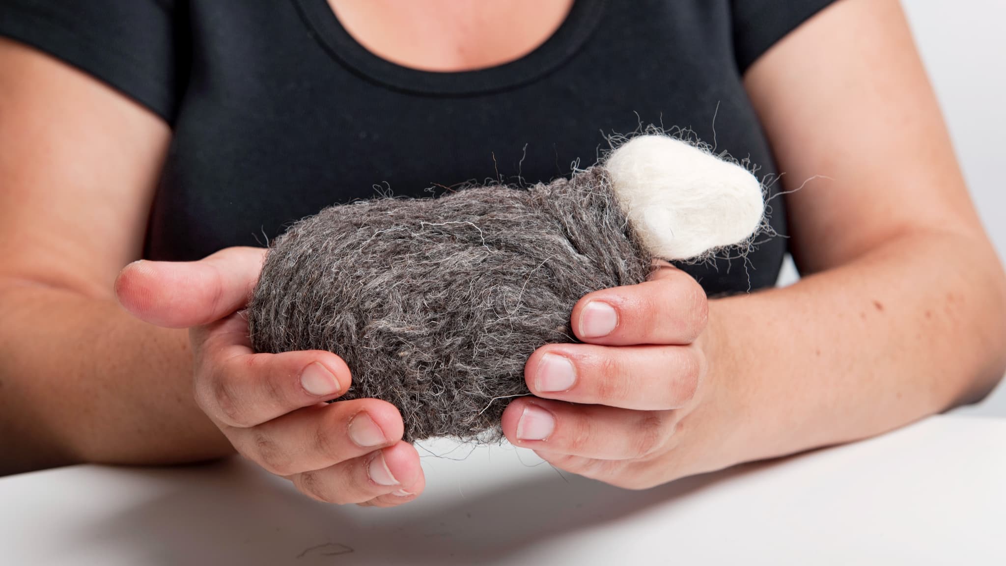 Our Herdy Felting Kit, with the body and head complete