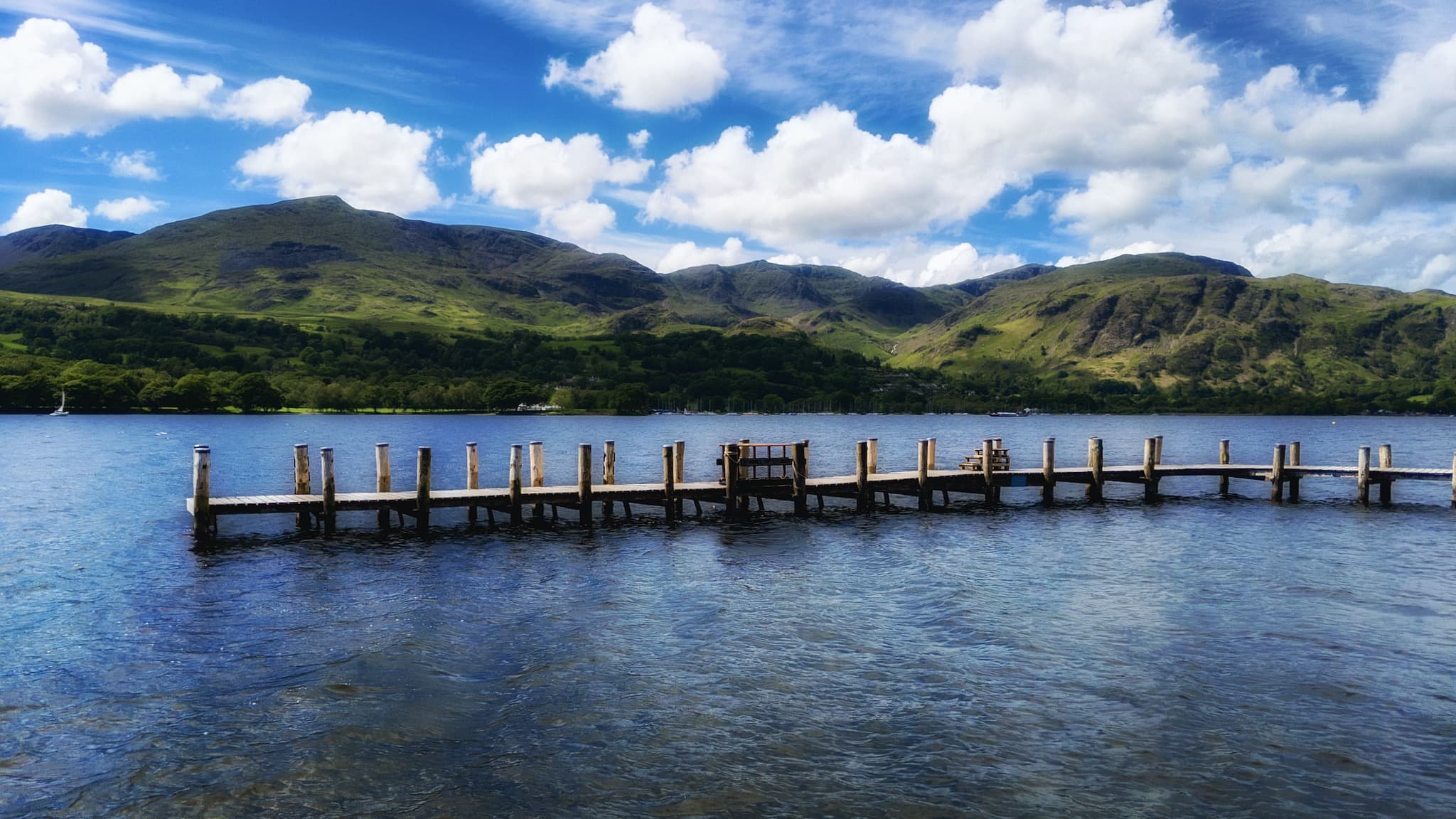 Coniston Water in the Lake District