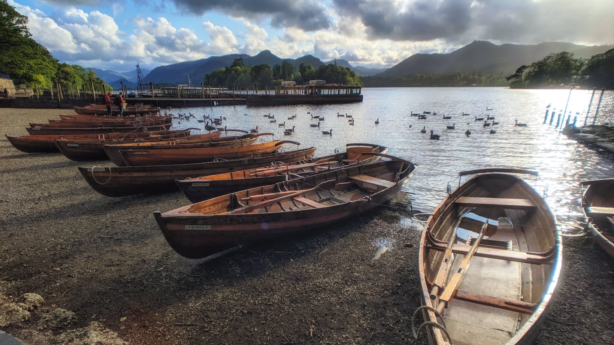 Visiting Derwentwater from Keswick