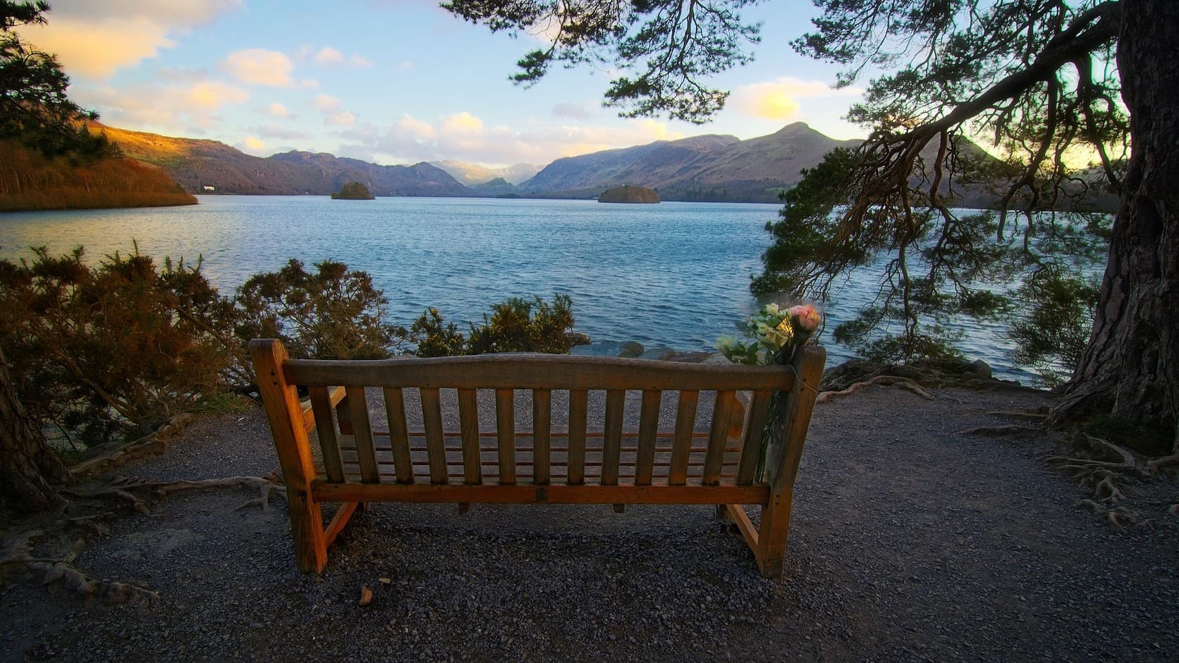 The famous view from Friars Crag down Derwentwater towards the Jaws of Borrowdale