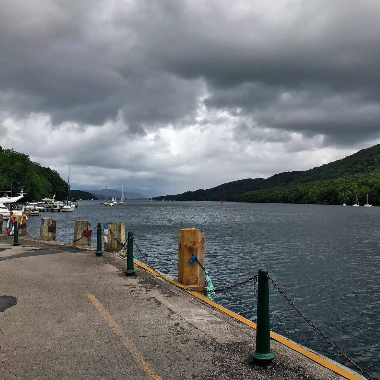 Looking up Windermere from Lakeside