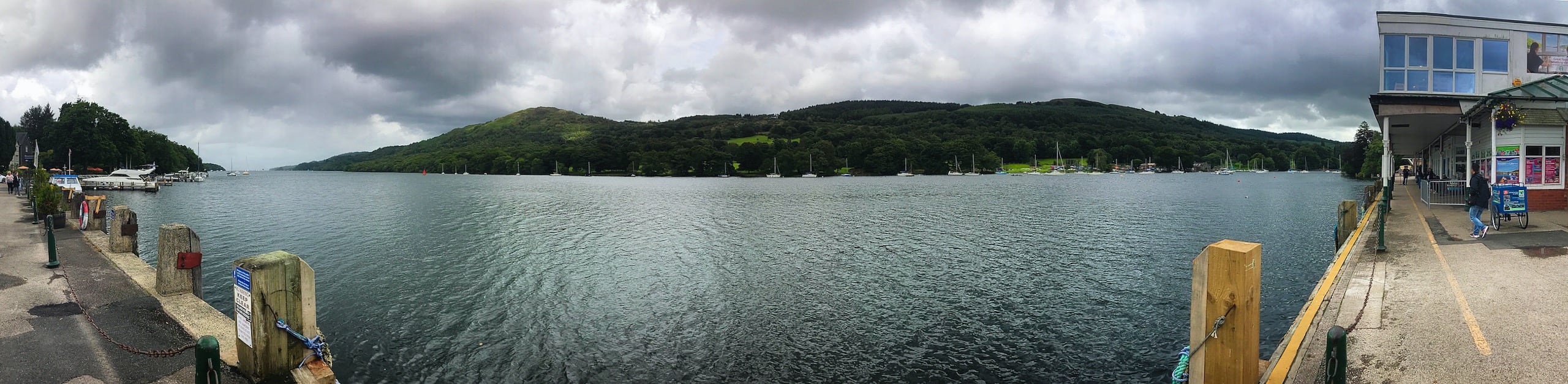 Windermere panorama from Lakeside