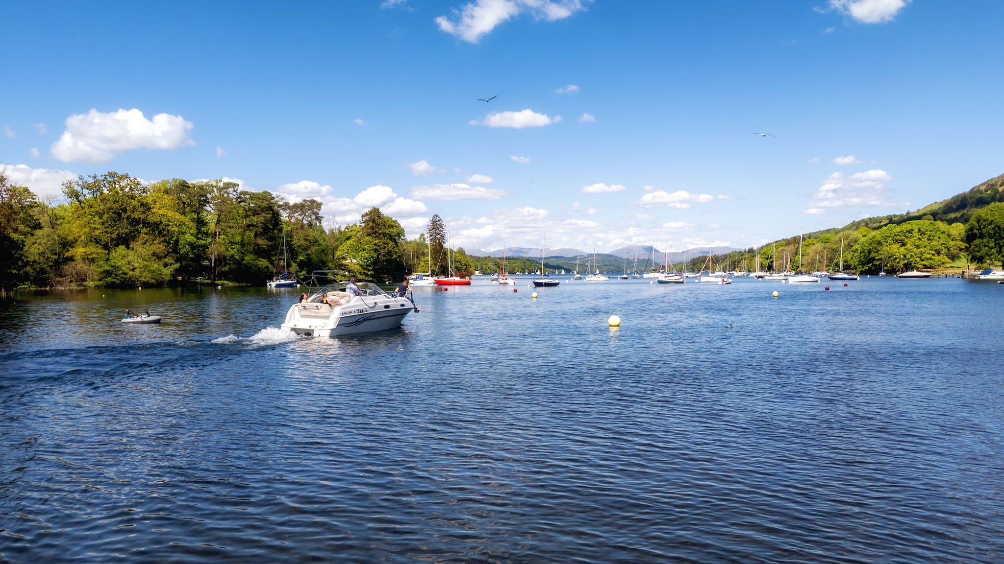 Visiting lake Windermere