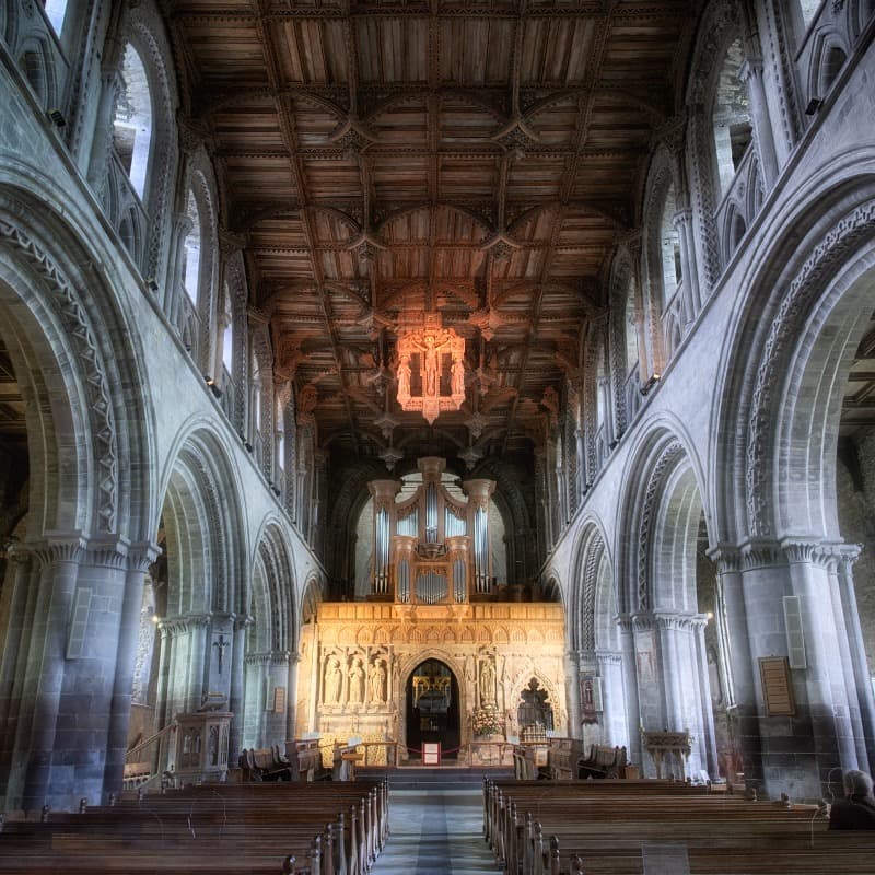 Inside St. David's Cathedral