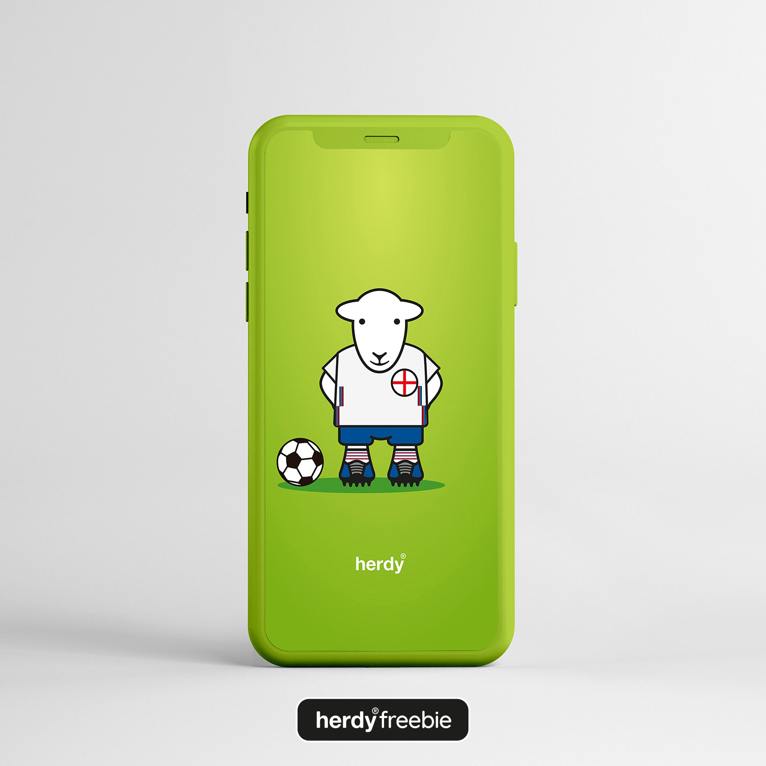 Herdy Freebie, England National Football Team Mobile Phone Wallpaper