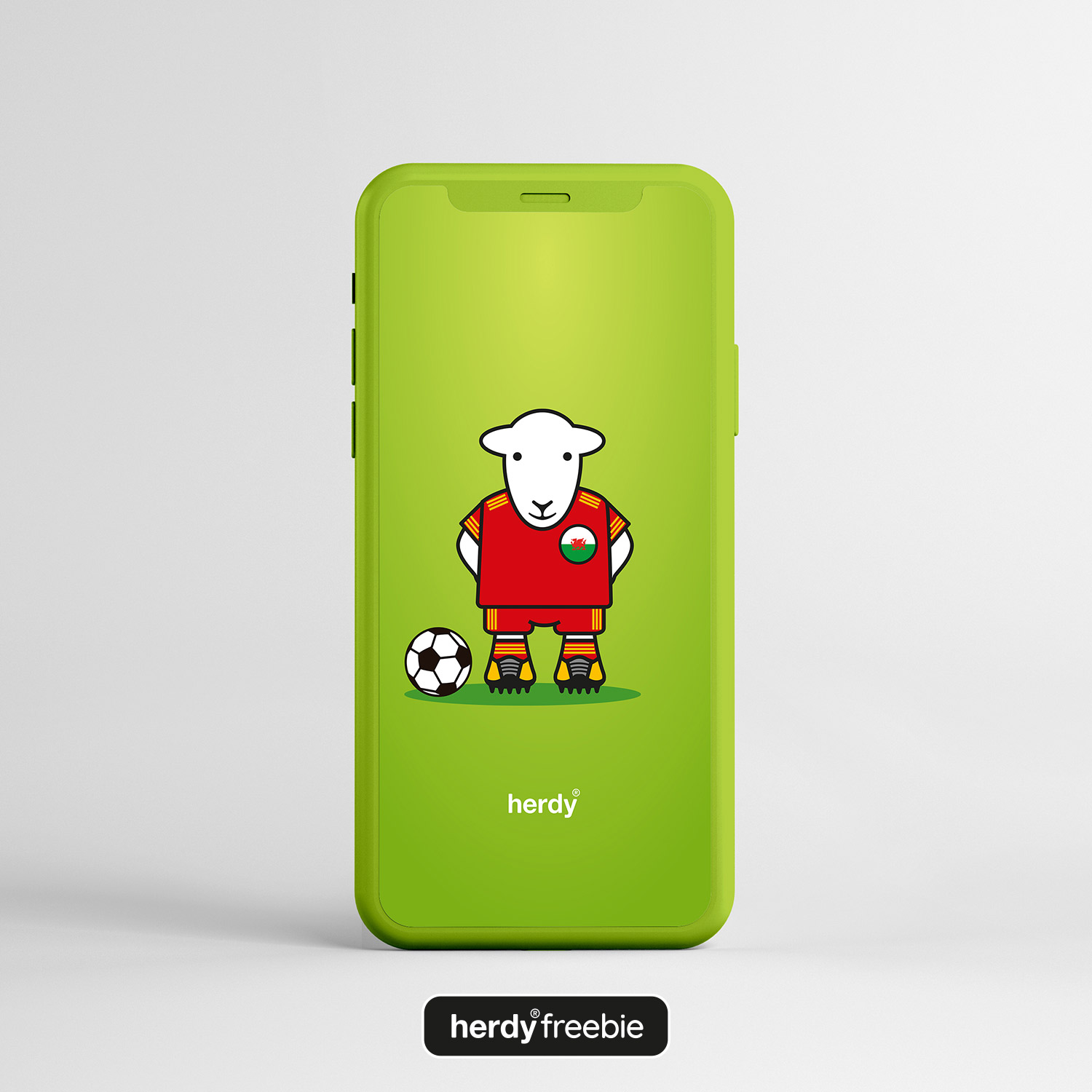 Herdy Freebie, Wales National Football Team Mobile Phone Wallpaper