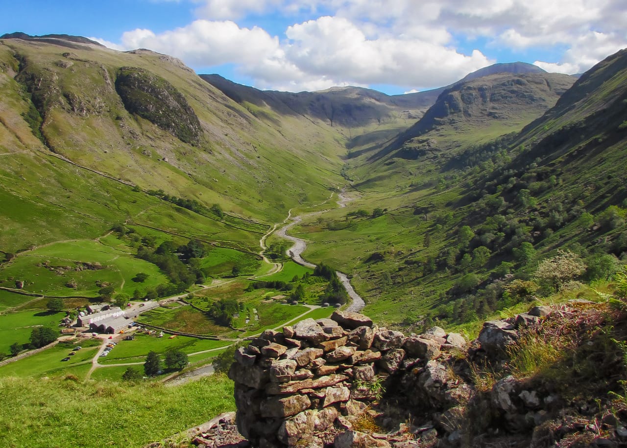 Ruins of Borrowdale graphite mine