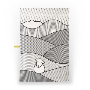 Herdy Line Tea Towel