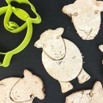 Coconut and Peanut Butter Doggy Biscuits