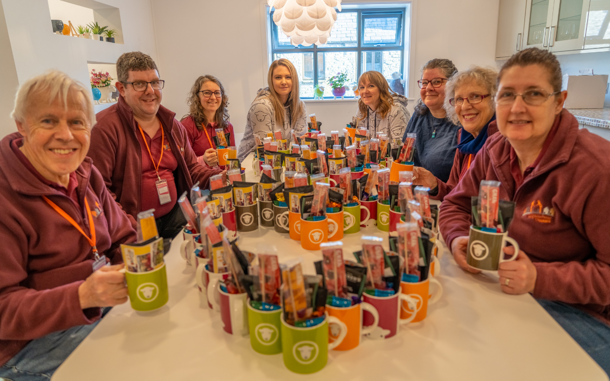 Hug in a Mug; Herdy donates 400 mugs to those experiencing loneliness in Kendal