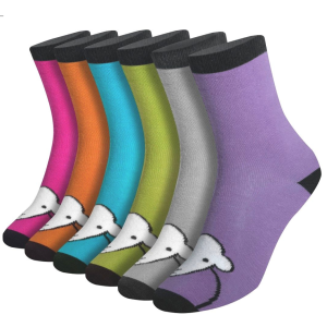 Herdy Hello Socks: Mix and match colourful socks with Herdy's face