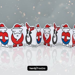 Herdy Christmas Garland