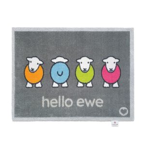 Herdy Hug Rug 'Hello Ewe' Doormat