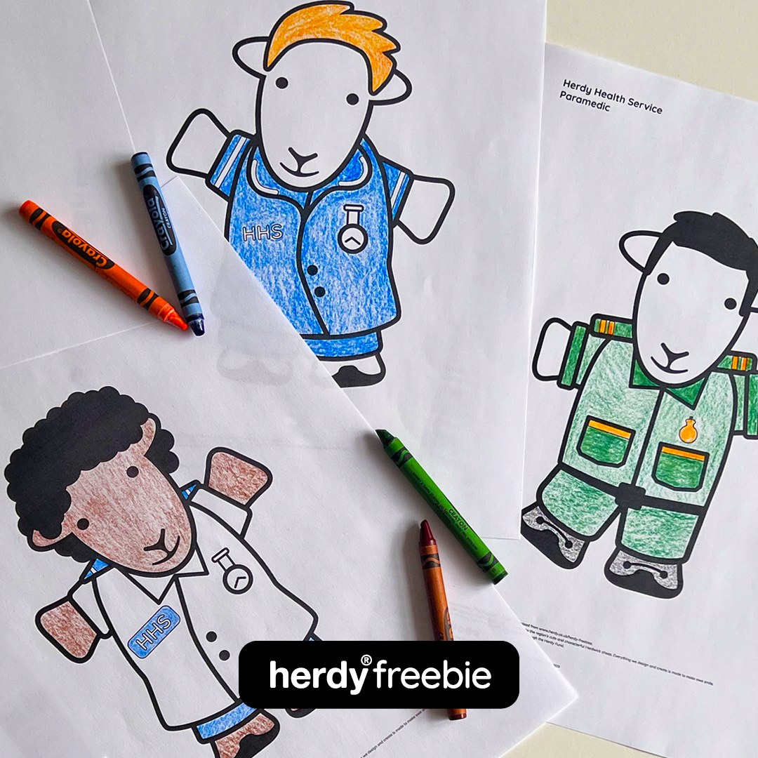 NHS Colouring in freebie download