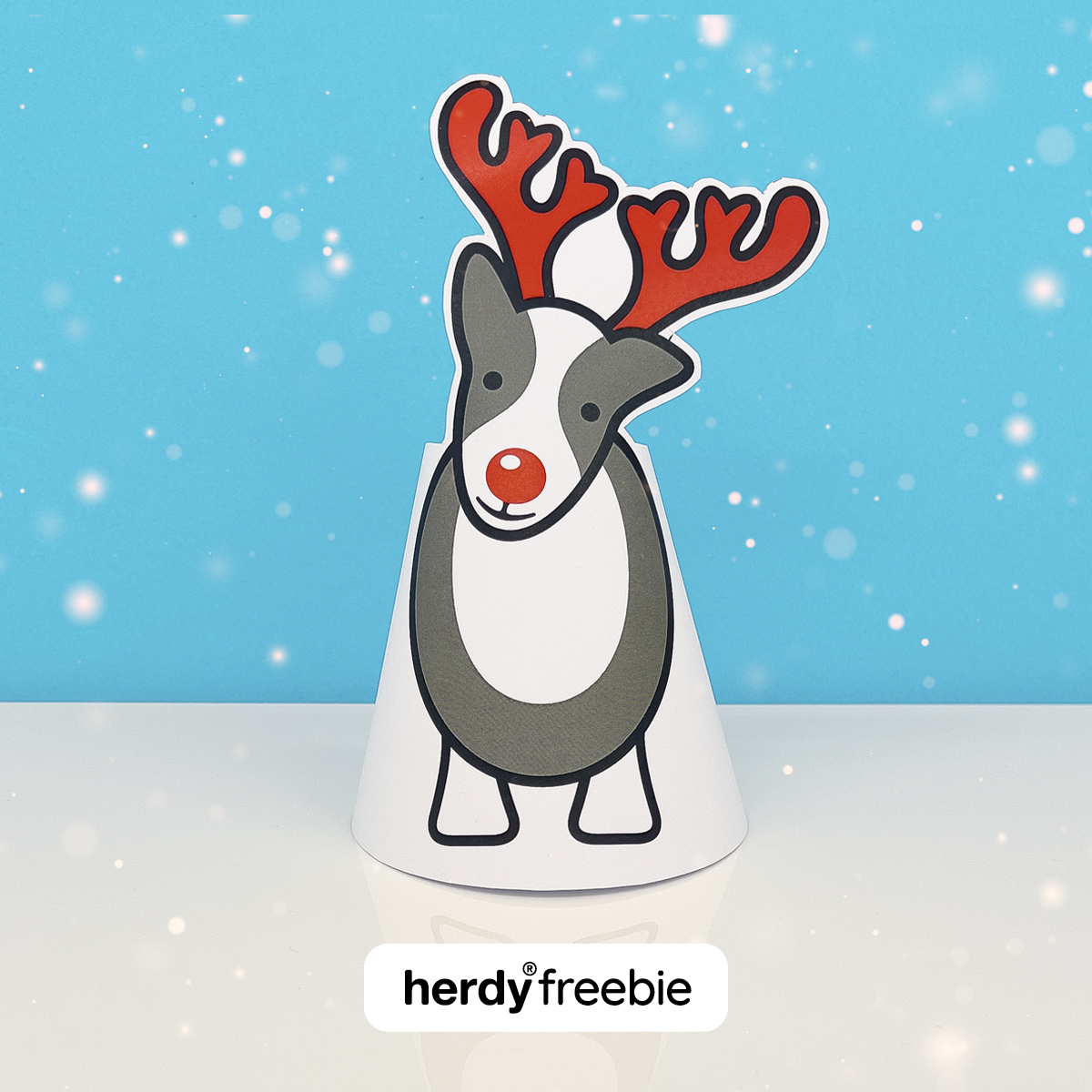 Herdy Christmas Freebie: Downloadable sheppy Christmas Tree Topper