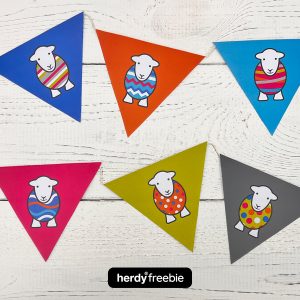 Herdy’s Easter Bunting