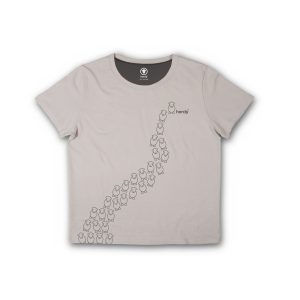 Herdy's unisex light grey 'The Gather' T-Shirt
