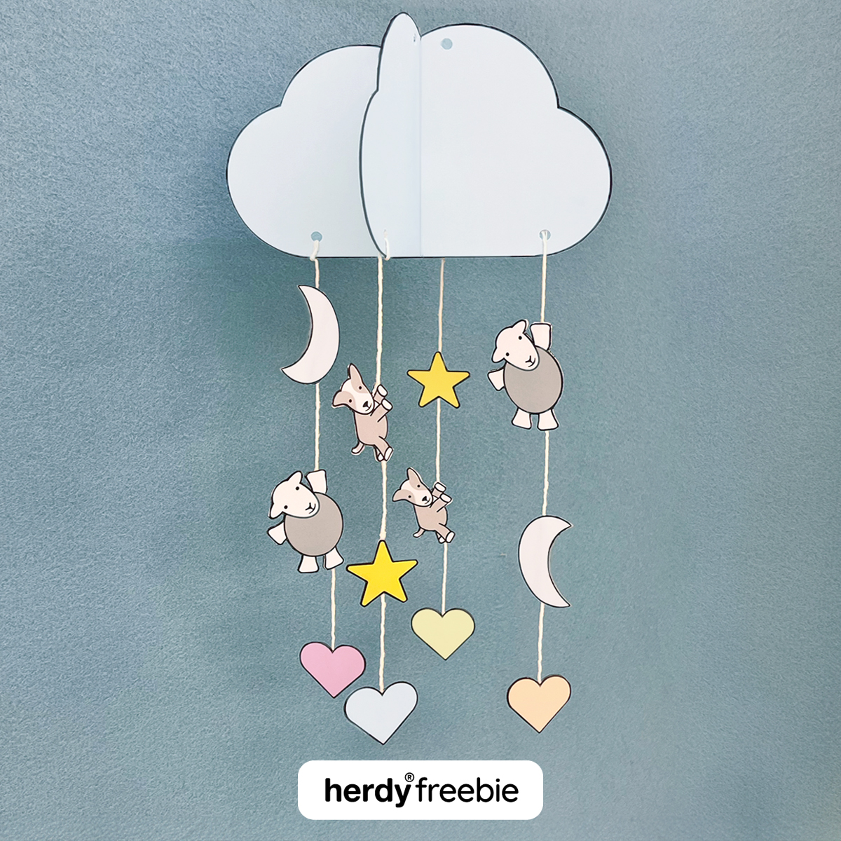 Herdy baby Mobile freebie