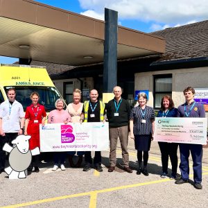 Herdy Donates £6,477.50 to Bay Hospitals Charity